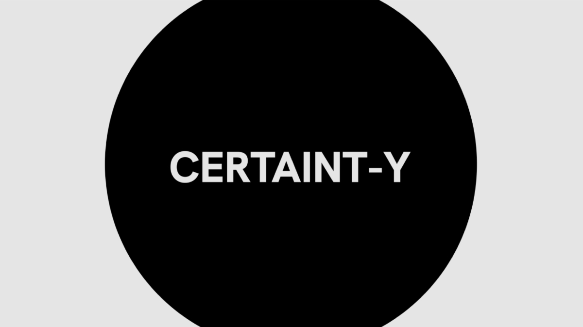 Certainty