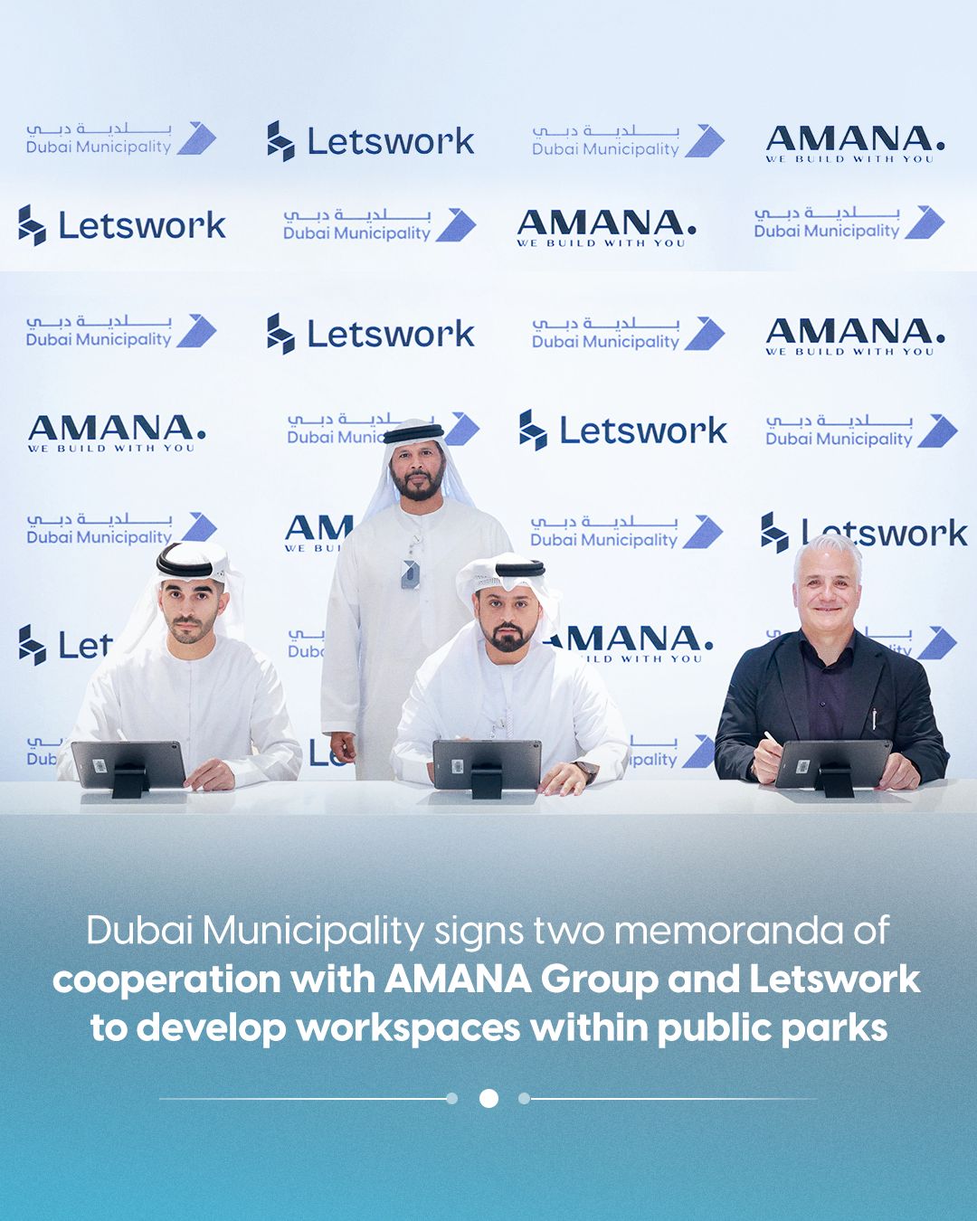 Group AMANA Partners with Dubai Municipality and Letswork