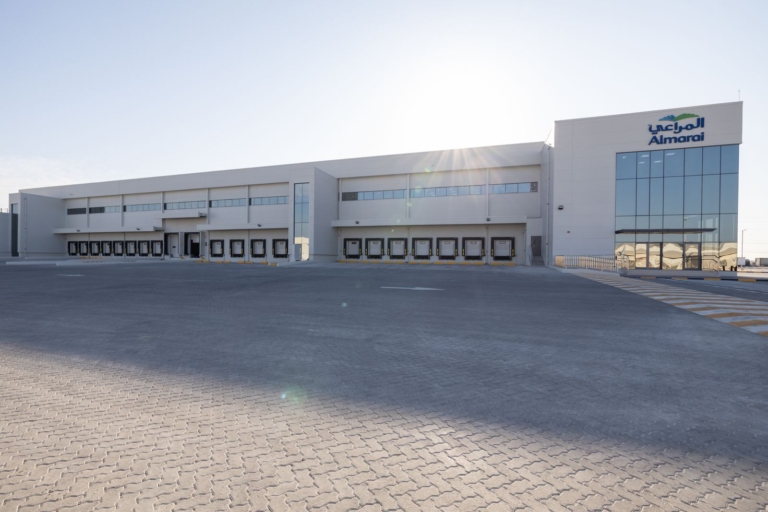 Group AMANA has been awarded the construction of the Almarai Logistics and Office Facility in ICAD 3, Abu Dhabi, a 52,000 sqm development designed to support Almarai's growing logistics and distribution operations. The facility will feature advanced warehousing, cold storage, and office spaces, incorporating pre-engineered steel structures, refrigeration systems, modern fire protection solutions, EV charging stations, and integrated smart building technologies.