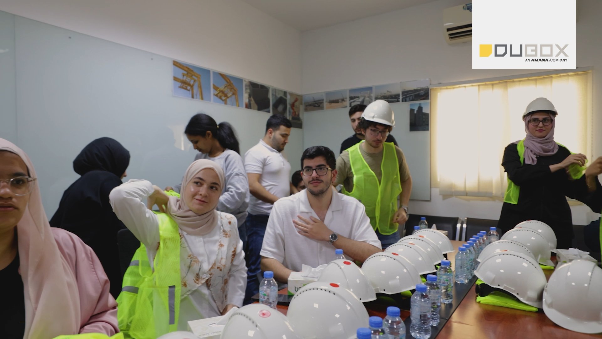 AUS Engineering Students Visit AMANA Yard to Explore Modular Construction