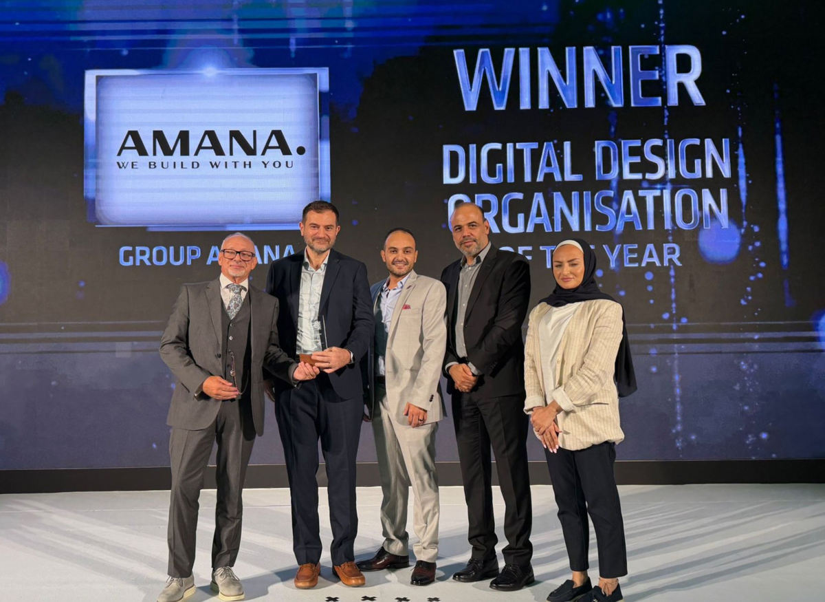 Group AMANA Wins Digital Design Organisation of the Year Award