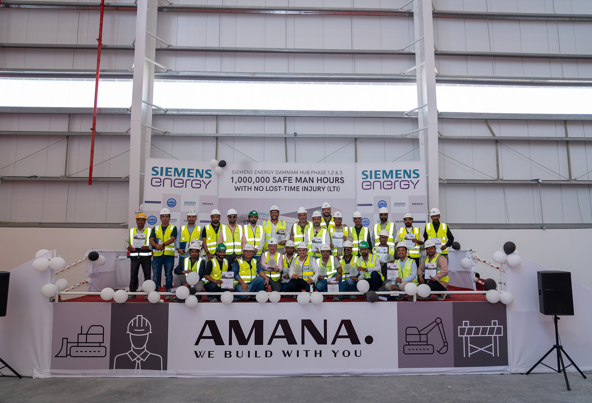 Group AMANA Reaches 1 Million Safe Man Hours at Siemens Energy Dammam Hub