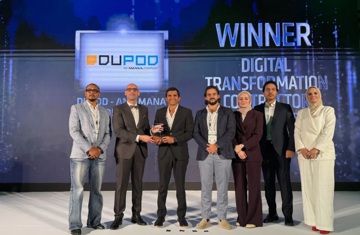 DuPod Named Digital Transformation Contractor of the Year